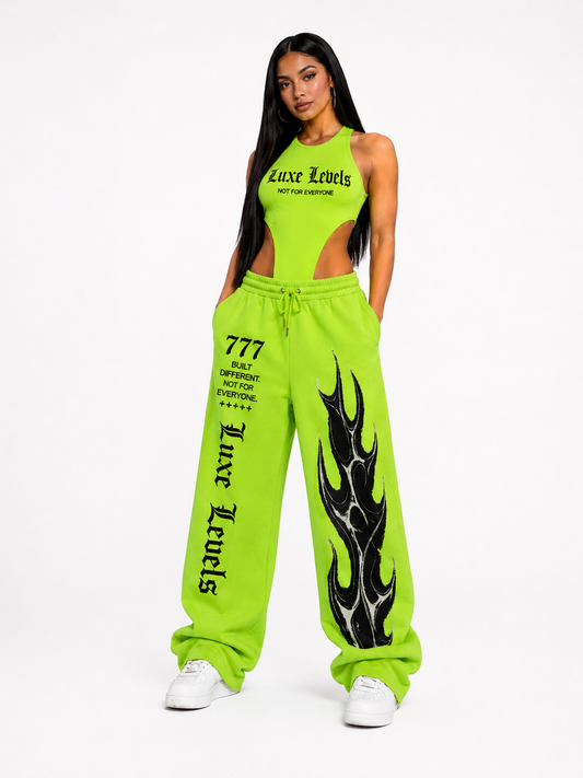 Neon Flame sweatpants