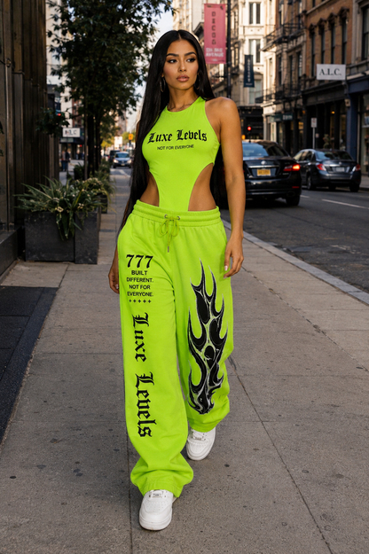 Neon Flame sweatpants