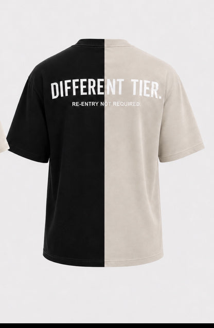 Different Tier. Split Tee